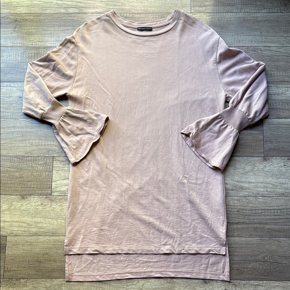 Zara Long Sleeve Dress in Light Pink